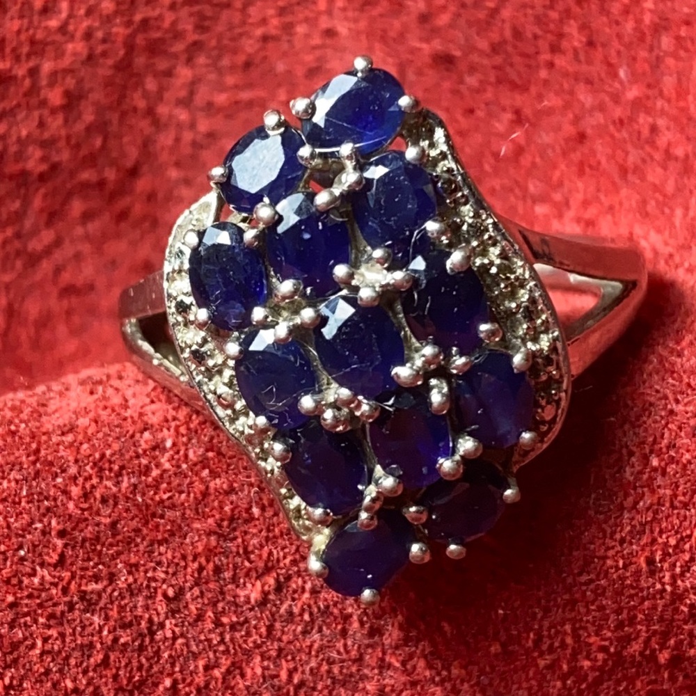 Sterling Silver 925 Ring 8.5 Costume Jewelry Victorian